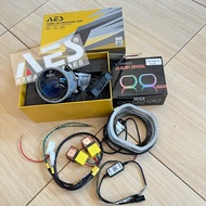 AES TURBO GEN 2 3inch Shroud 5D Relay and RGB biled set package Lampu LED Motor Lampu Depan Motor La