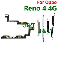 For OPPO Reno 4 4G CPH2113 Power Volume Switch On Off Button Flex Cable Ribbon For Reno4