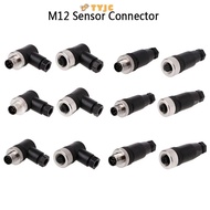 TYJC M12 Sensor Connector, Connector Male Female Socket M12 Aviation Plug, M12 Sensor Cable Connecto