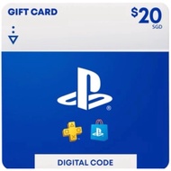 SGD20 Sony PlayStation Network PSN Gift Card (Digital Code)