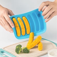 Handmade Silicone Sausage Mould 6 Grid Non Stick Hot Dog Ham Making Baking Tray Acuan Sosej 香肠模具