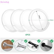 Benvdsg&gt; 2Pcs Pole Hanger Holder Anti-falling Round Rod Rod Curtain Door Curtain Shower Curtain Rod Anti-slip Paste Hook Accesorios well