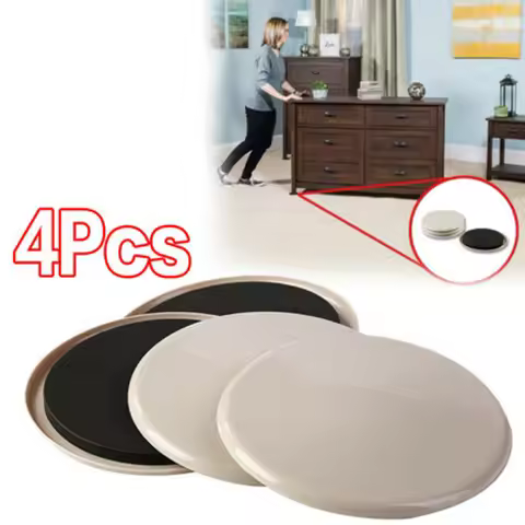 4pcs EVA Furniture Sliders Legs Pads For Carpet Surfaces Construction Prevents Carpet Damage During 