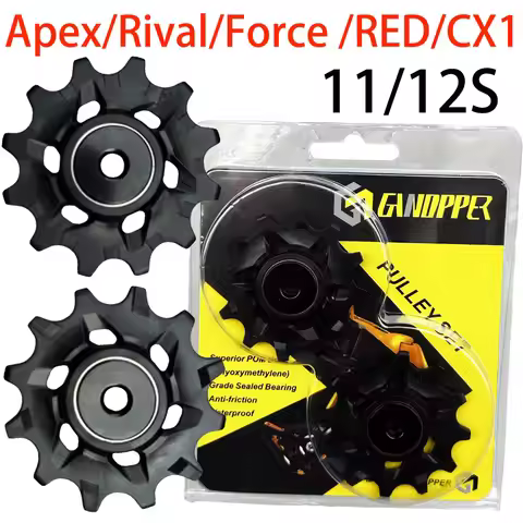 12T 12 Speed Rear Derailleurs Pulley 11V 12V Bicycle Seal Bearing Jockey Pulley wheel For Sram Apex/