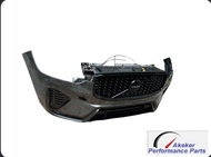 COMPLETE BUMPER FRONT VOLVO XC60 II RESTYLE 4X PARKTRONIC R DESIGN