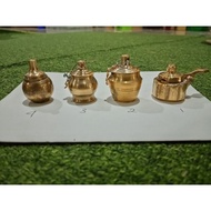 Brass tutul pen - tutul pen ink container