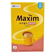 Maxim Maxim Mocha Less Sugar 25% Light Instant Coffee Reduced Sugar Genuine Maxim Coffee Korean Coff