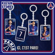 GANTUNGAN Paris Saint Germain Keychain 25/26 Acrylic PSG Player Keychain/ Football Keychain (Dembele