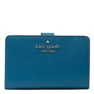 Kate Spade Staci Medium Compact Bifold Wallet in Dark Peacock wlr00128