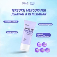 OMG SUNSCREEN SPF 50 ACNE & OIL CONTROL kitaacosmetic