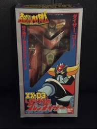 BANDAI 超級機械人大作戰 系列 XX-03 巨靈神膠品玩具，外盒size 高26 cm ，1990年出品南韓製，內件質素基本上理想唯獨腰間銀色位置有龜裂情況，而外盒整體都有80%以上新淨，但始終