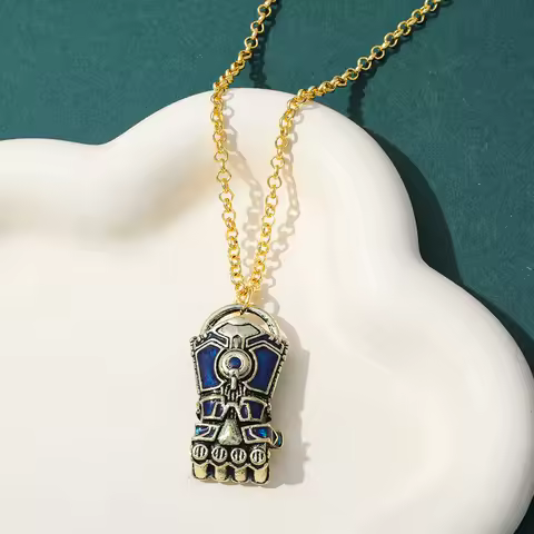 1pc Arcane Jinx Vi Boxing Gloves Pendant Necklace Vintage Game Personality Pendant Choker Fashion Je
