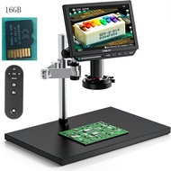 TOMLOV 8" TM4K Flex Arm 4K LCD Digital HDMI Microscope 2000x ,Spin Arm Soldering Microscope Electron
