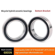 Freesport 2 Pcs High Speed Bicycle Bottom Brackets Hub Hybrid Ceramic Bearing Bike BB Axis Bearing