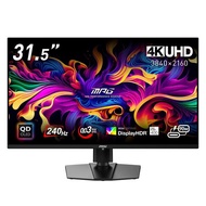 ゲーミングモニター MSI MPG 321URX QD-OLED 31.5インチ 4K UHD 240Hz 0.03ms(GTG) QD-OLEDパネル 最大輝度1,000 アンチフリッカー ナイトビ
