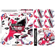 DJI PHANTOM 4 ADV / PRO Sticker Skin Design 0073