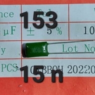 HIJAU Myor Green 2a153j 153h 15n 15n nano 0.015uf 100v 0.015uf GAP27