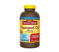 Nature Made Flaxseed Oil 亞麻籽油 1400亳克 300粒軟膠囊 (031604028121)