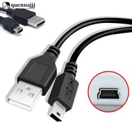 QUENNA 0.8/0.5M USB Cable V3 A Male to Mini B 5 Pin T Port MiniUSB for Devices MP3 MP4 Camera Mobile