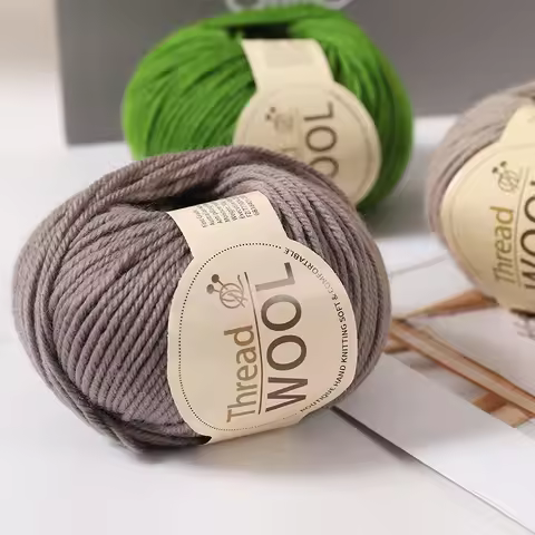 400g Fine Textile 290 Medium-Thick Wool Yarn for Hand Knitting Diy, Used for Knitting Various Styles