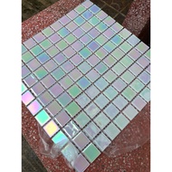 High-quality decorative glass mosaic tiles. Swimming pool mosaic tiles