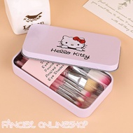 7pcs Hello Kitty Cosmetic Brush Set + Hello Kitty Iron Box