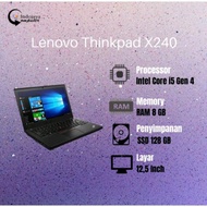 Laptop Lenovo X240 Core i5 Gen 4 RAM 8GB SSD 256GB