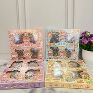 Sticker Box SENMU 200 lembar V1 - PINK UNGU BIRU HIJAU RANDOM - stiker boks 1 set lucu gambar cute g