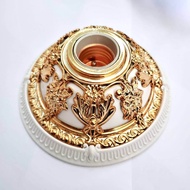 FITING LAMPU HIAS ORNAMEN PLAFON GYPSUM PVC GRC