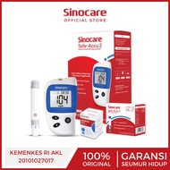 Alat Ukur Cek Gula Darah Instant Sinocare Safe-Accu2 200 Memori