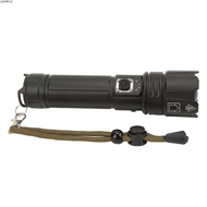 UOMPUC USB Flashlight, 1200LM 5 Modes LED Flashlight, Durable IPX4 Waterproof 30W Rechargeable Flash