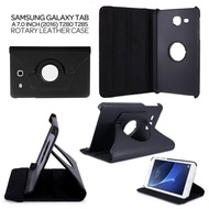 -- - --- Samsung Galaxy Tab A 7.0" 2016 A6 T285 Leather Case Cover - Black