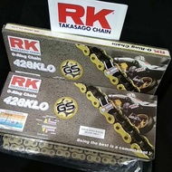 RANTAI RK GS 428 KLO ORING GOLD/EMAS CHAIN 114/122/132 (NEW PACKING)