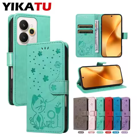 Wallet Case For OPPO Realme Reno 5 Z 4 Z Narzo 80 Lite 70 N63 50i Prime 50A Note 70T 70 50 V60 Pro V