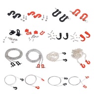 1/8 1/10 Climbing Car Mood Parts Metal Decorative Parts Rescue Hook Chain Hook Rope Hook Winch Hook 