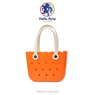 Hello Pony กระเป๋าถือ กระเป๋าทรงถัง กระเป๋าดอกไม้ EVA แฟชั่นผู้หญิง เข้ากับทุกการแต่งกาย ขนาด 18x27.