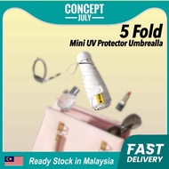 <Concept July>5 Fold UPF50 + UV Pertable Umbrella