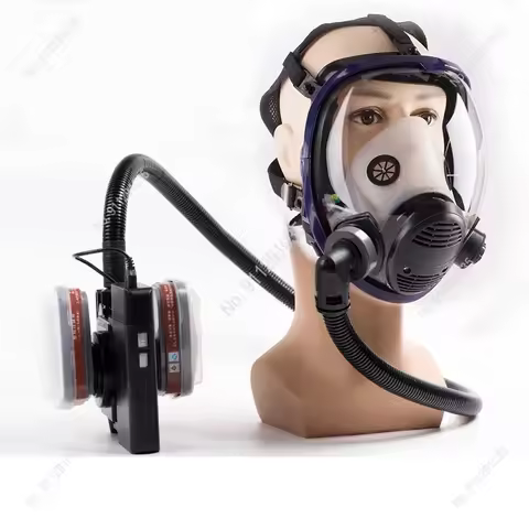 New electric blower breathing mask small volume High power Universal multiple filters Protective mas