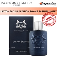 Parfums de Marly Layton Exclusif Edition Royale Parfum for Unisex (125ml) PDM Royal Exclusive Men Women EDP Navy Blue [Brand New 100% Authentic Perfume FragranceCart]