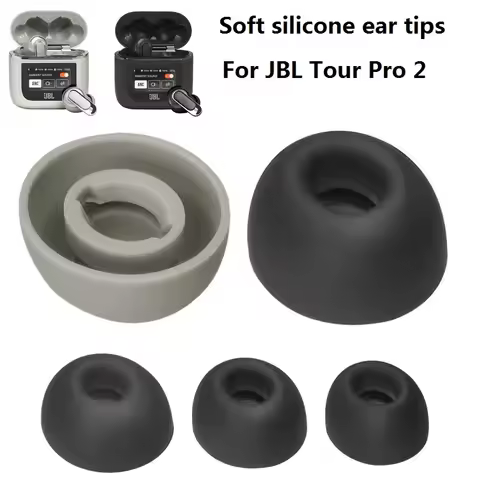 Silicone Ear Tips Earbuds For JBL Tour Pro 2 In-ear bluetooth Earphones Replacement Tour Pro2 soft e