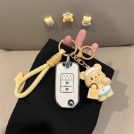 Car Key Case Cover For Honda Civic CRV BRV City Accord 2014 to 2020 TPU Key Case Keyless Honda Acces
