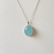 海藍寶蛋面吊墜(A)