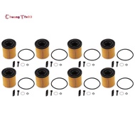 8PCS for K3 1.6L for 1.5L Oil Filter Assy with Seals 26350-2M000 263502M000 26350 2M000