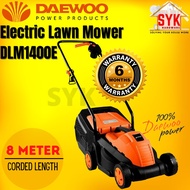 💖🔥SYK DAEWOO DLM1400E Electric Lawn Mower 1400W Grass Cutter Grass Trimmer Lawn Mover Mesin Rumput Tolak Mesen Rumput
