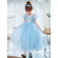 Elsa Princess Dress Girls Summer Elsa Dress New Elsa Dress Girls Children Ice Snow Elsa Summer Dress
