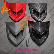 Yamaha Lc 135 Horn Cover Logo Small Carbon Matt Black Metallic Black RED V3 V4 V5 V6 V7