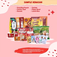 Sample printing pouch packaging/sachet/centerseal/sachet