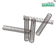 ZELTH 10Pcs Compression Spring, 6mm OD 0.6mm Wire Size Extended Compressed Springs, Durable Silver S