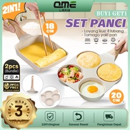 Tamagoyaki Pan Wajan + Pancake Egg Omelet Frying Pan