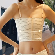 束胸拉链内衣cos缩胸裹胸大胸显小运动专用背心学生无痕束胸显瘦Chest Zipper Underwear Cos Breast Wrap Big Chestnxhs816.my美美女装旗舰店